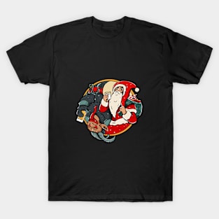 Santa and devil T-Shirt